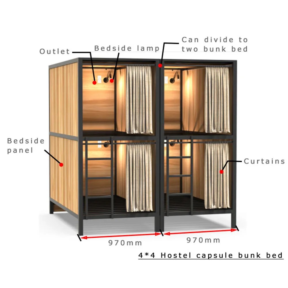 Modern Design Metal Furniture Steel Loft Bunk Bed Capsule Double Decker Bed Camas With Mattress Buy Metal Furniture Steel Loft Bunk Bed Capsule Double Decker Bed Camas With Mattress Morden Design Metal