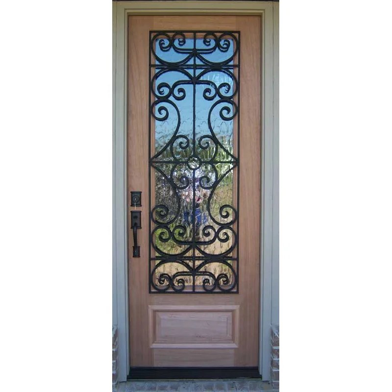Safety Door Design With Grill Wood Door Iron Grill View Iron Grill Window Door Designs Ages Product Details From Guangzhou Ages Iron Works Co Ltd On Alibaba Com