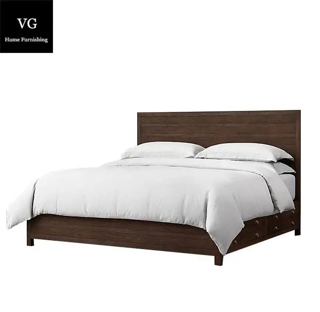 Modern Bed Simple Wooden Bed Big Latest Double Solid Wood Bed Designs Buy Cow King Size Bed Extra King Size Bed Tufted Leather Bed Product On Alibaba Com