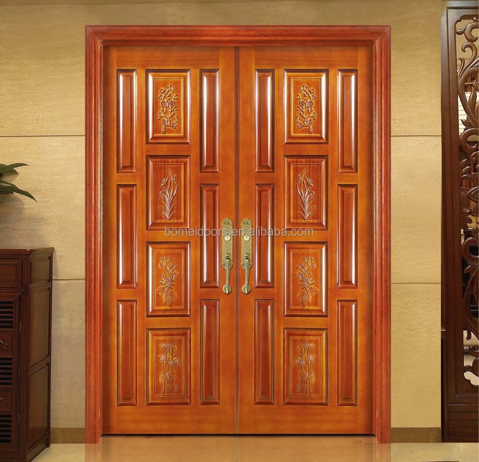 Main Door Swing Solid Wood Double Door Design Buy Teak Wood Double Door Design Product On Alibaba Com