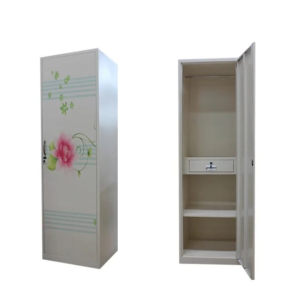 Multi Purpose Single Door Flower Painted Home Metal Almirah Designs With Price Buy Steel Almirah Iron Almirah Price Bedroom Wardrobe Product On Alibaba Com