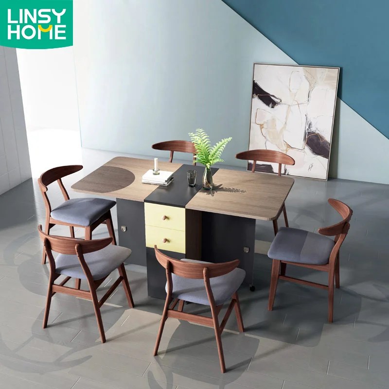 Modern Square Furniture Extendable Wooden Chairs And Dining Table Buy Dining Tables Modern Dining Table Dining Table And Chairs Product On Alibaba Com
