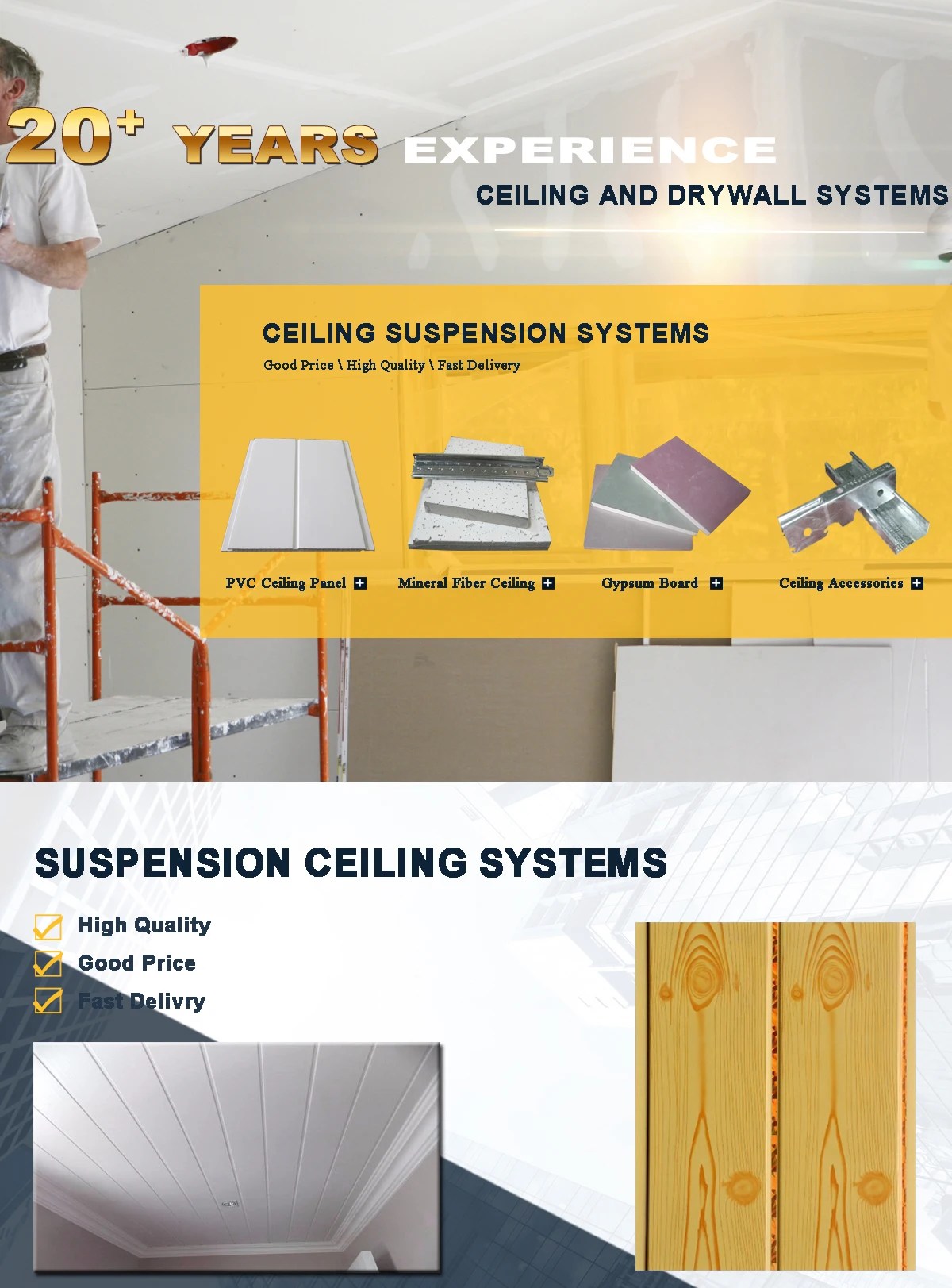 Guangzhou Titan Commercial Co Ltd Pvc Ceiling Mineral Fiber Ceiling