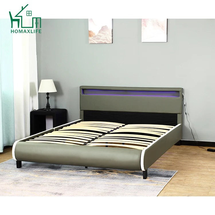 Free Sample Bedroom Otobi Furniture Bed In Bangladesh Price Buy Bedsteads King Size Light Brown Low Faux Profile White Luxury World Leather Beds Designs White Pu Pure Purple Queen Size Faux Quilted