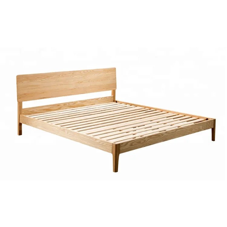 Popular New Design Modern Twin Queen King Size Ash Solid Wood Bed Frame Buy Bed Frame Wood Bed Frame Solid Wood Bed Frame Product On Alibaba Com