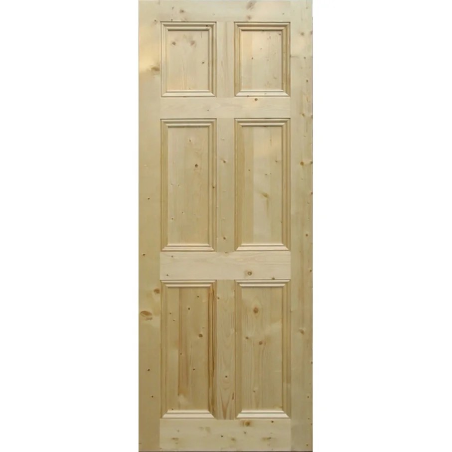 Six Panel Solid Pine Wood Interior Panel Door Design Buy Interior Solid Wooden Doors Wood Room Door Design Panel Solid Wood Interior Doors Product On Alibaba Com