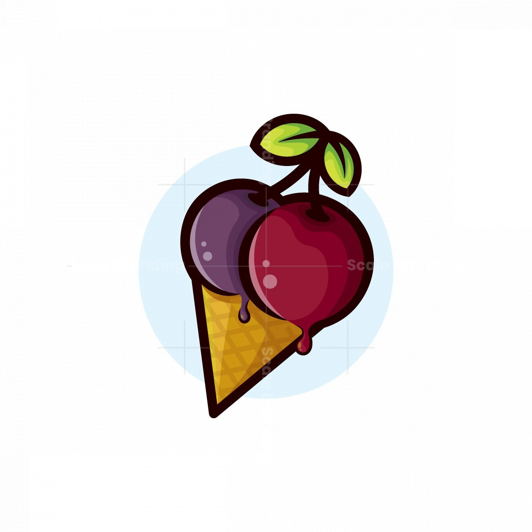 Once the milk chocolate shell sets, you can fill it. Cherry Ice Cream Logo