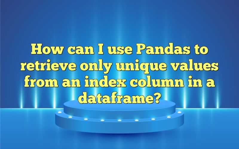 How To Quickly Retrieve Column Values By Index In Pandas Dataframes - Gradient Wallpapers - Stunning HD Collection