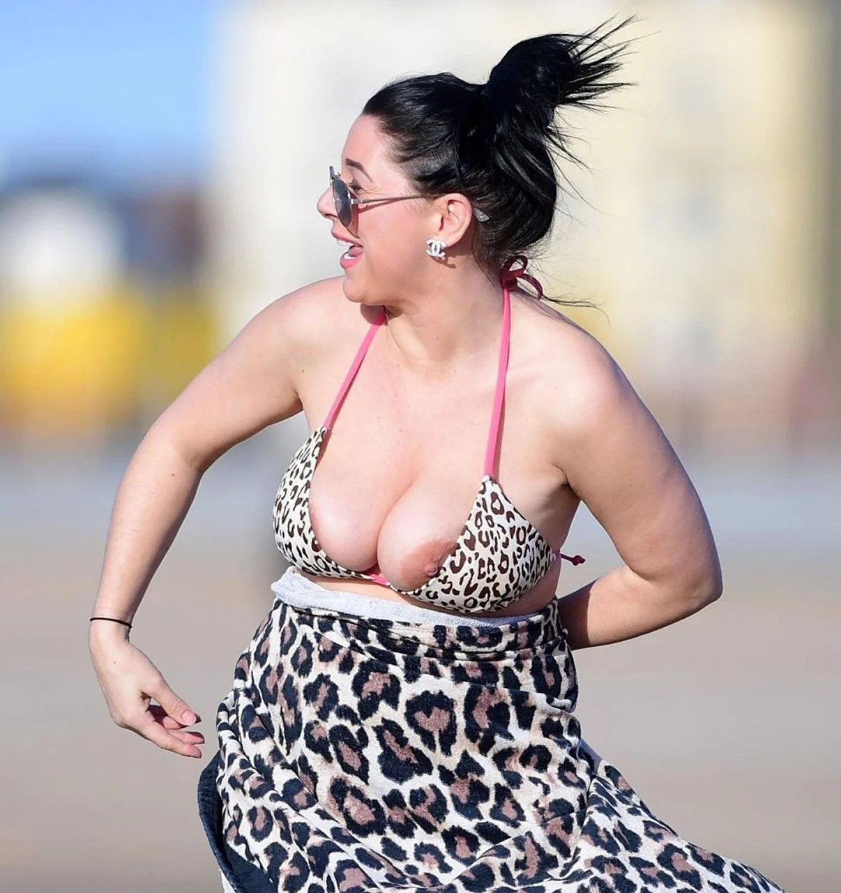 Fatty Simone Reed Nip Slip in Benidorm - Scandal Planet