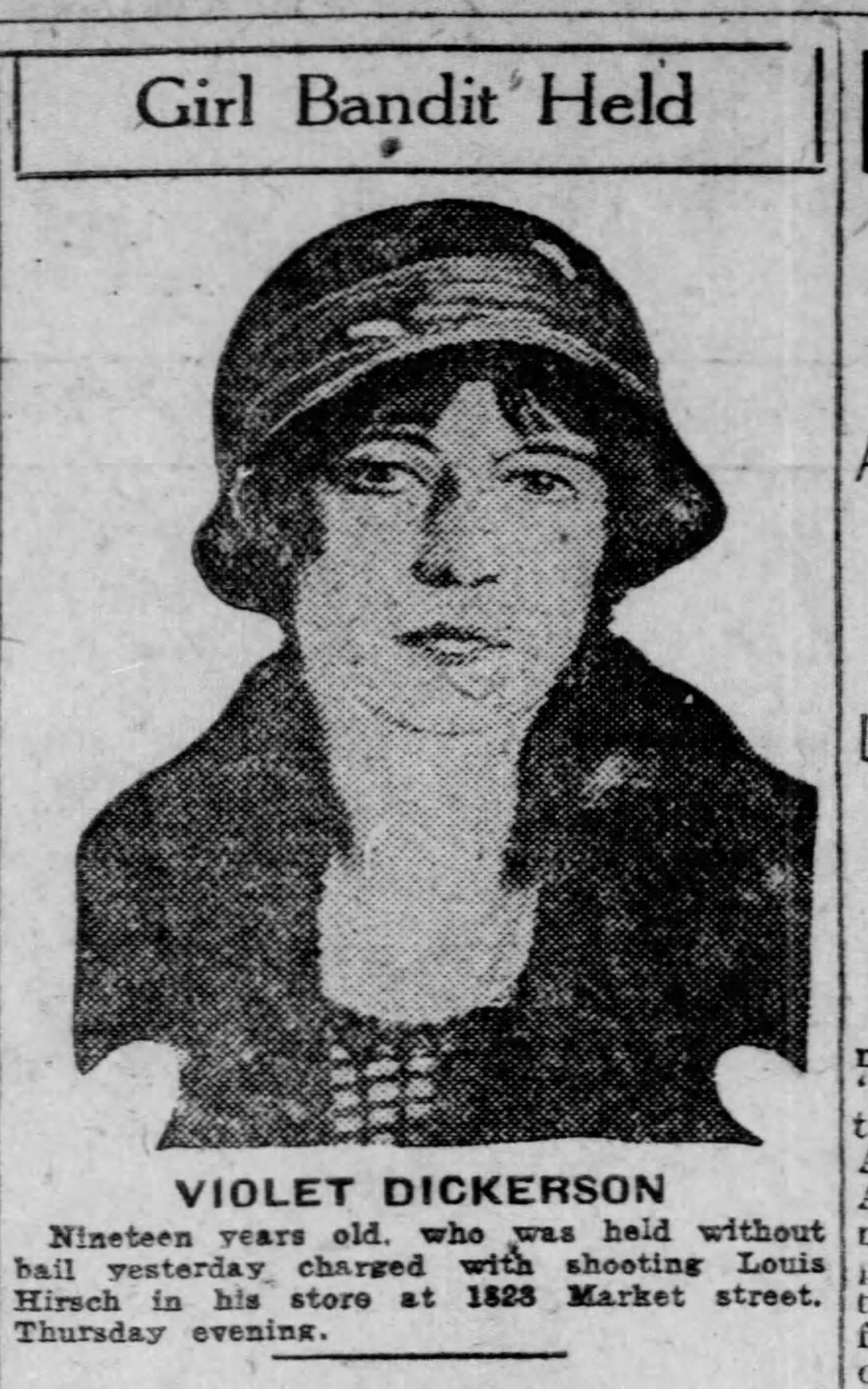 Violet Dickerson - FLapper Bandit