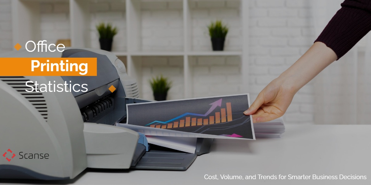 Gain insights into office printing costs, volumes, and trends in 2025 for making strategic business choices.