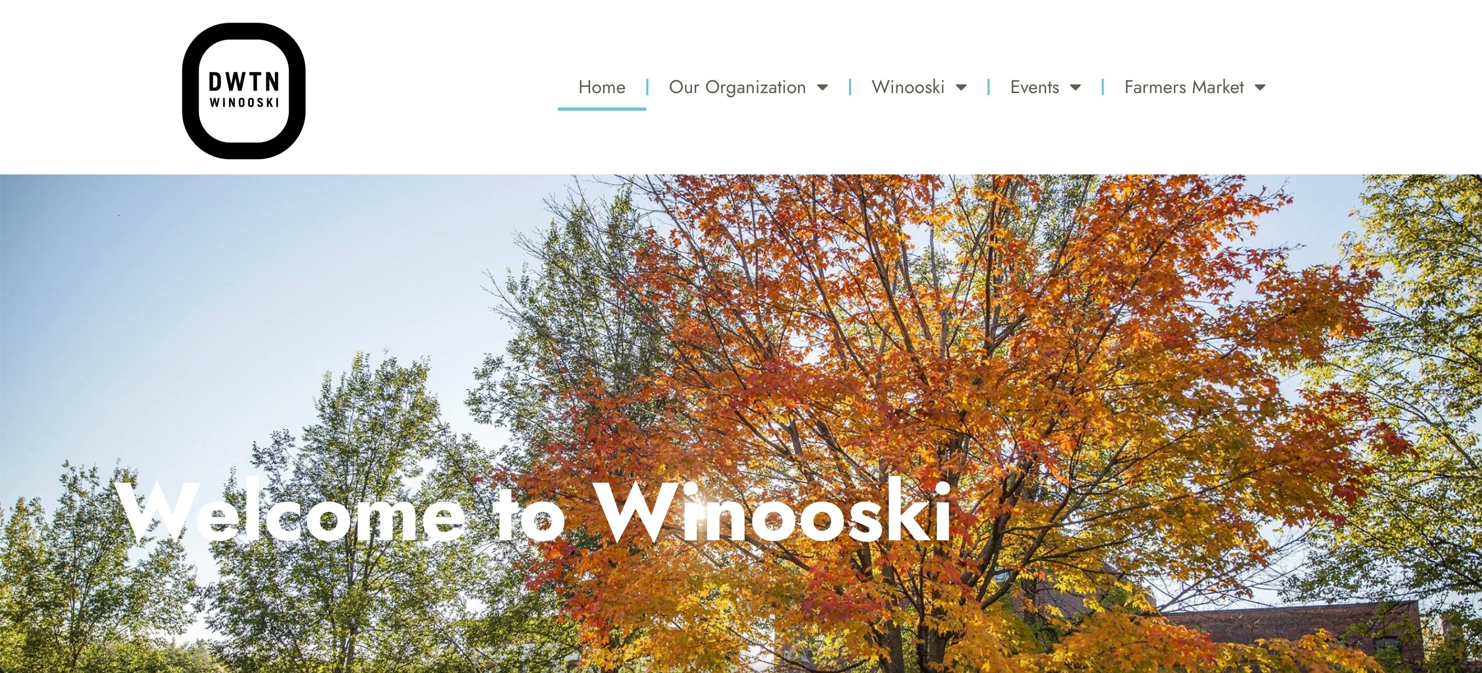 Preview of Downtown Winooski homepage