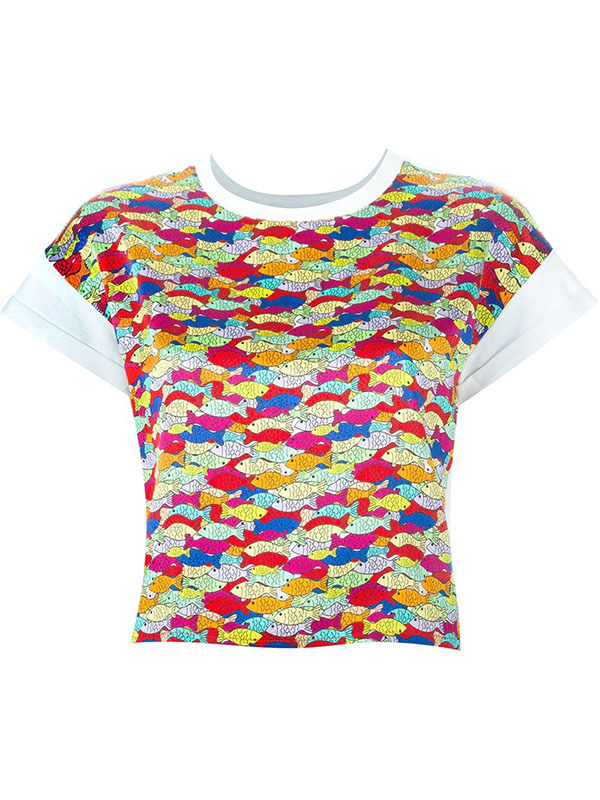 Ultràchic Fish Print Top €82 farfetch.com