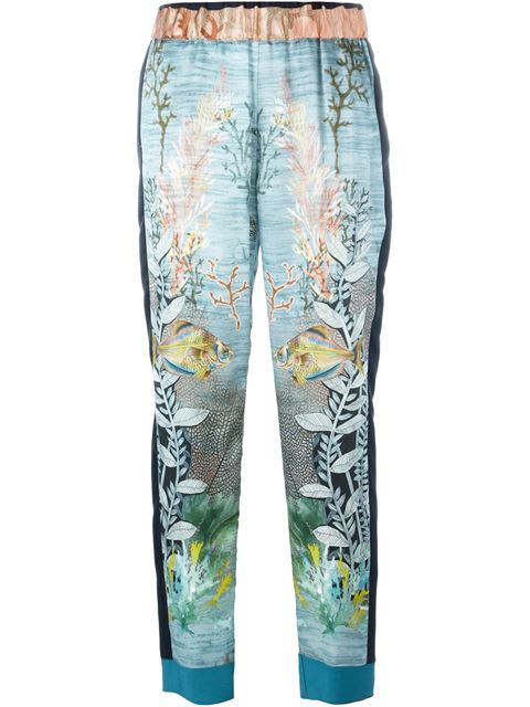 Forte Forte ocean print trousers €355 farfetch.com