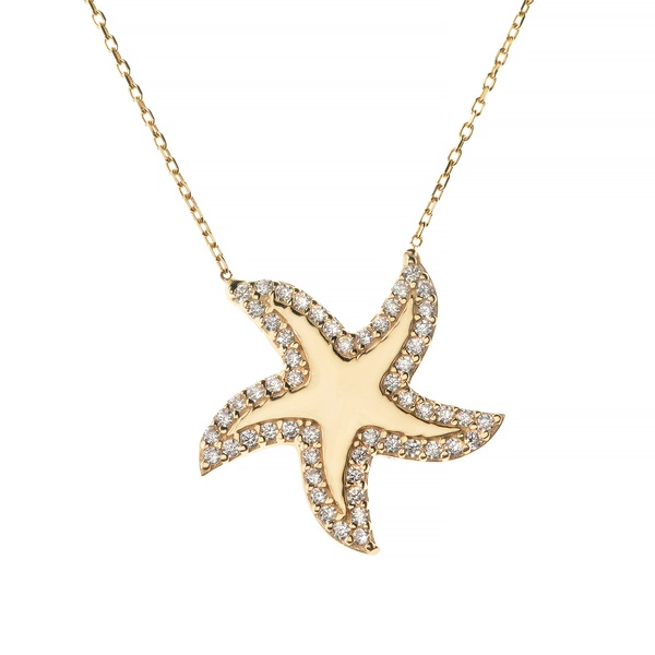 Talia Naomi - Under The Sea Necklace €225 wolfandbadger.com