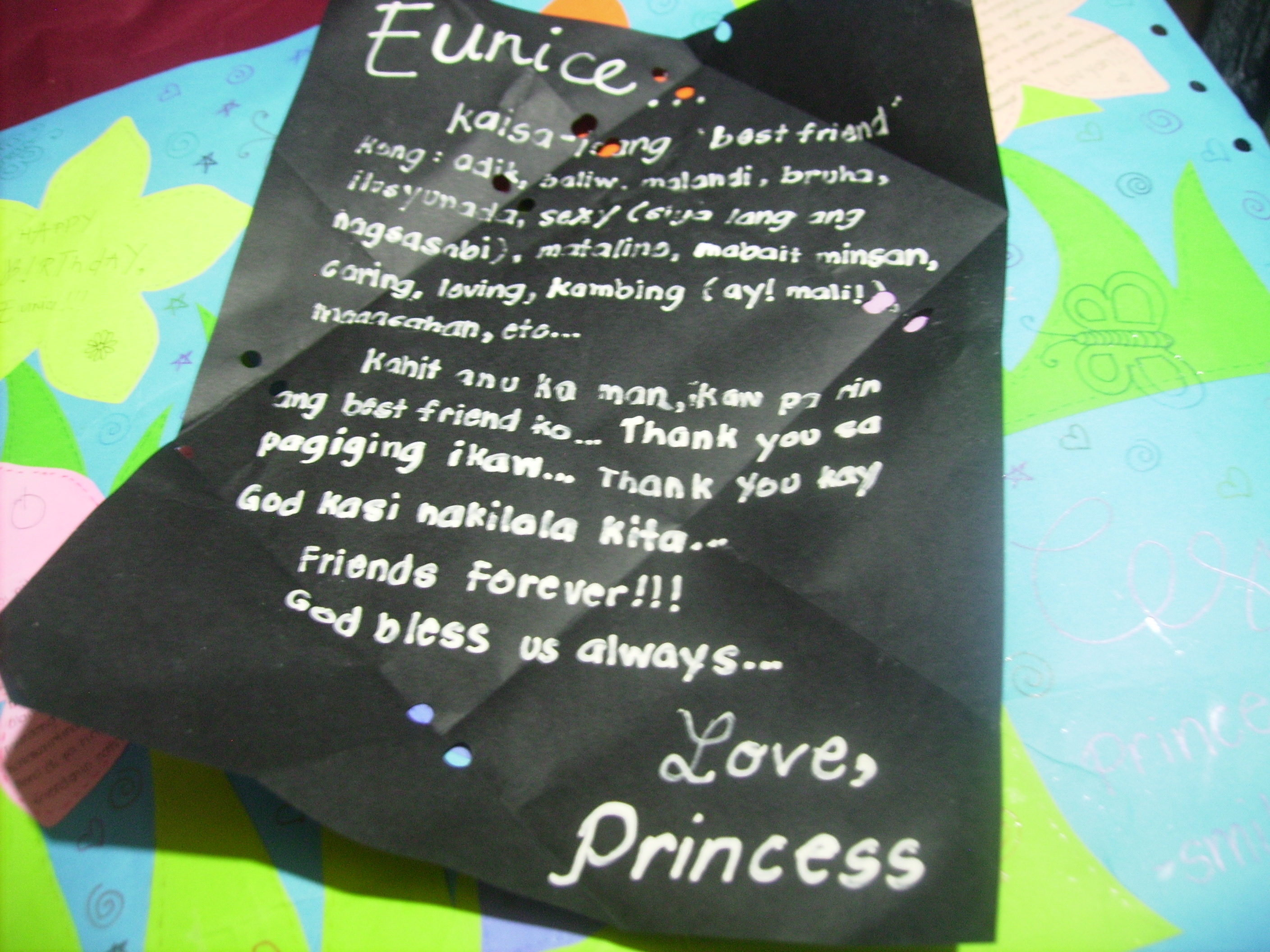 An Open Letter To My Bestfriend Scattered Piece