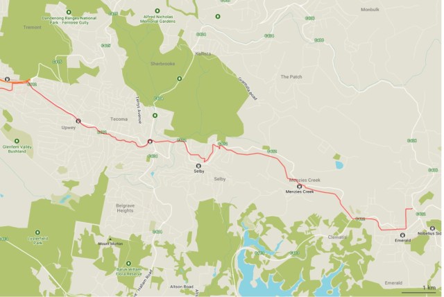 Today's trail