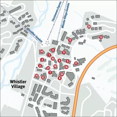 Printable Map Of Whistler Village Whistler Mountain Trail Map Map 600x600 1