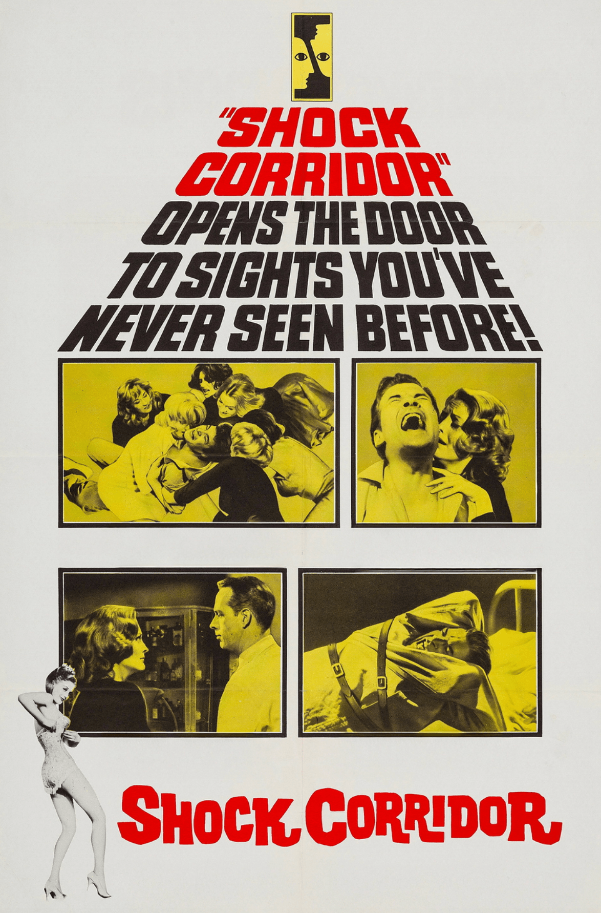Poster for the film Shock Corridor (1963)