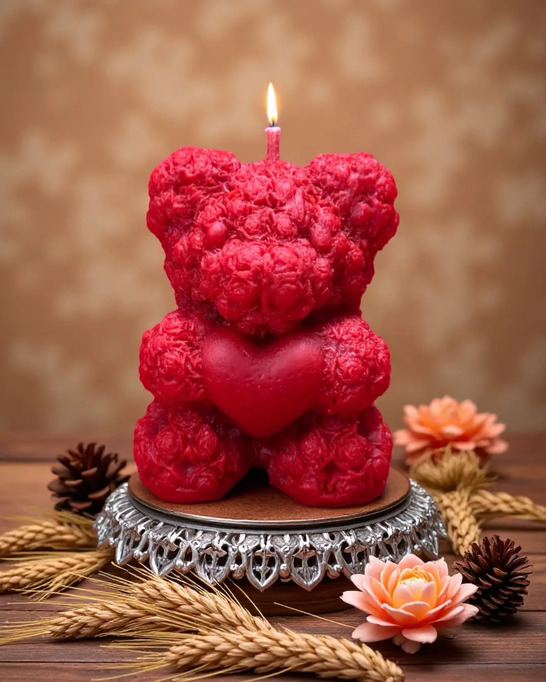 Teddy Candle