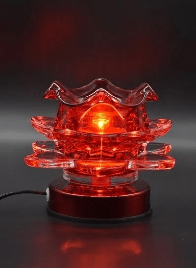 Lotus Oil Electric Touch Warmer Red