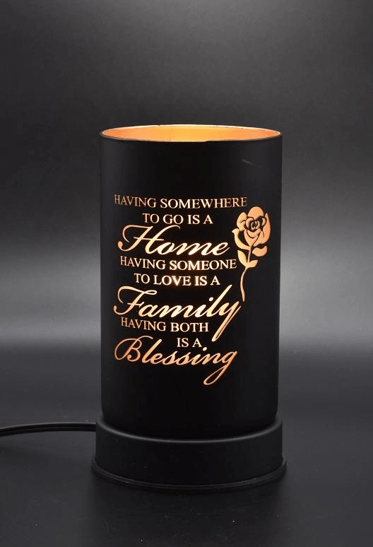 Designer Oil Warmer Home Family and Blessings