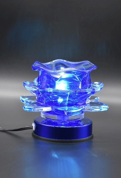 Lotus Oil Electric Touch Warmer Blue