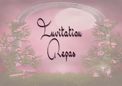 Invitation repas de mariage modèle Jacqueline