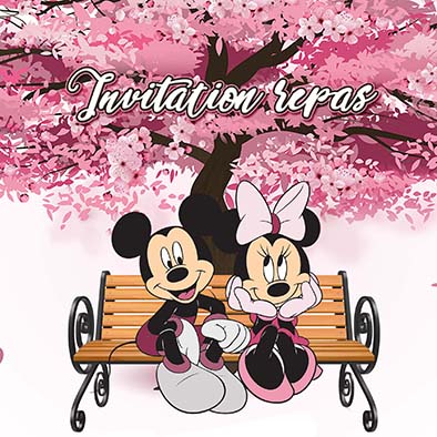 Invitation repas de mariage modèle Millie