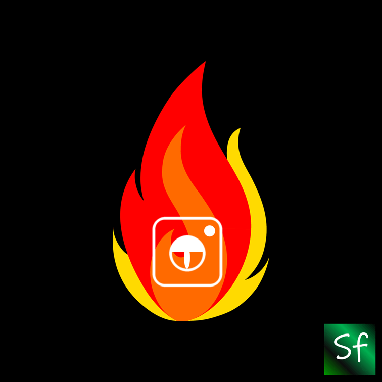 Kurzgeschichten Instaflame Logo