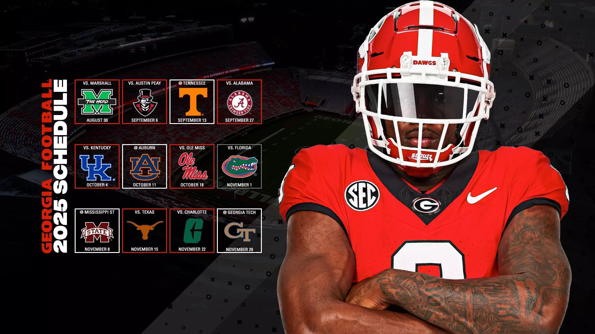 Uga Football Schedule 2026 Printable Image 140.webp