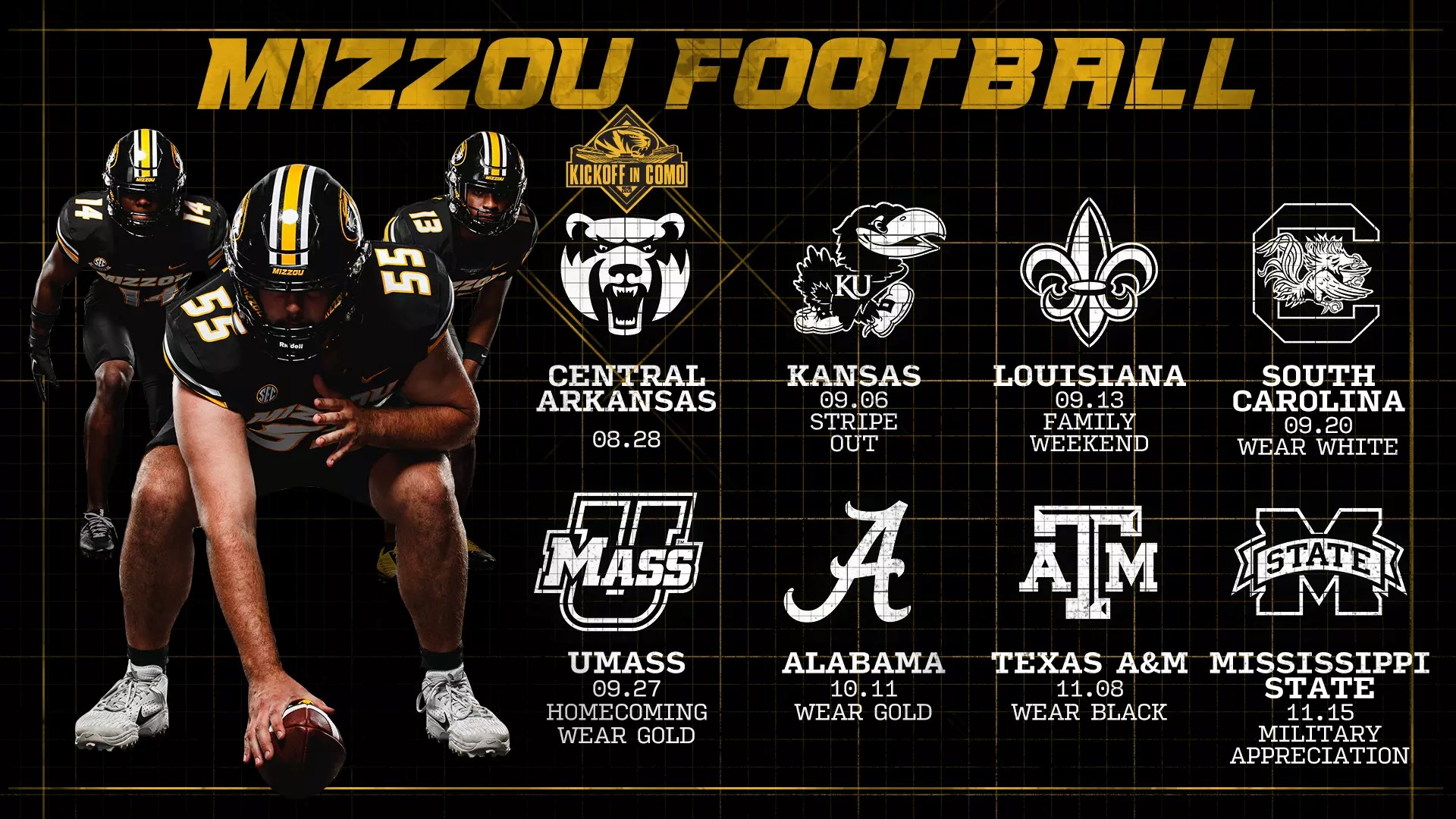 Mizzou 2026 Football Schedule Image 15.webp