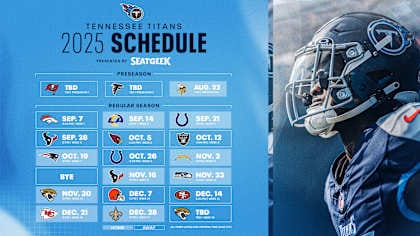 Tennessee Titans Schedule 2026 Image 1502 