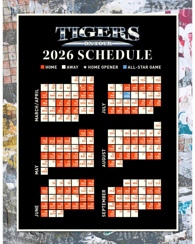 Tigers 2026 Schedule Image 1538 