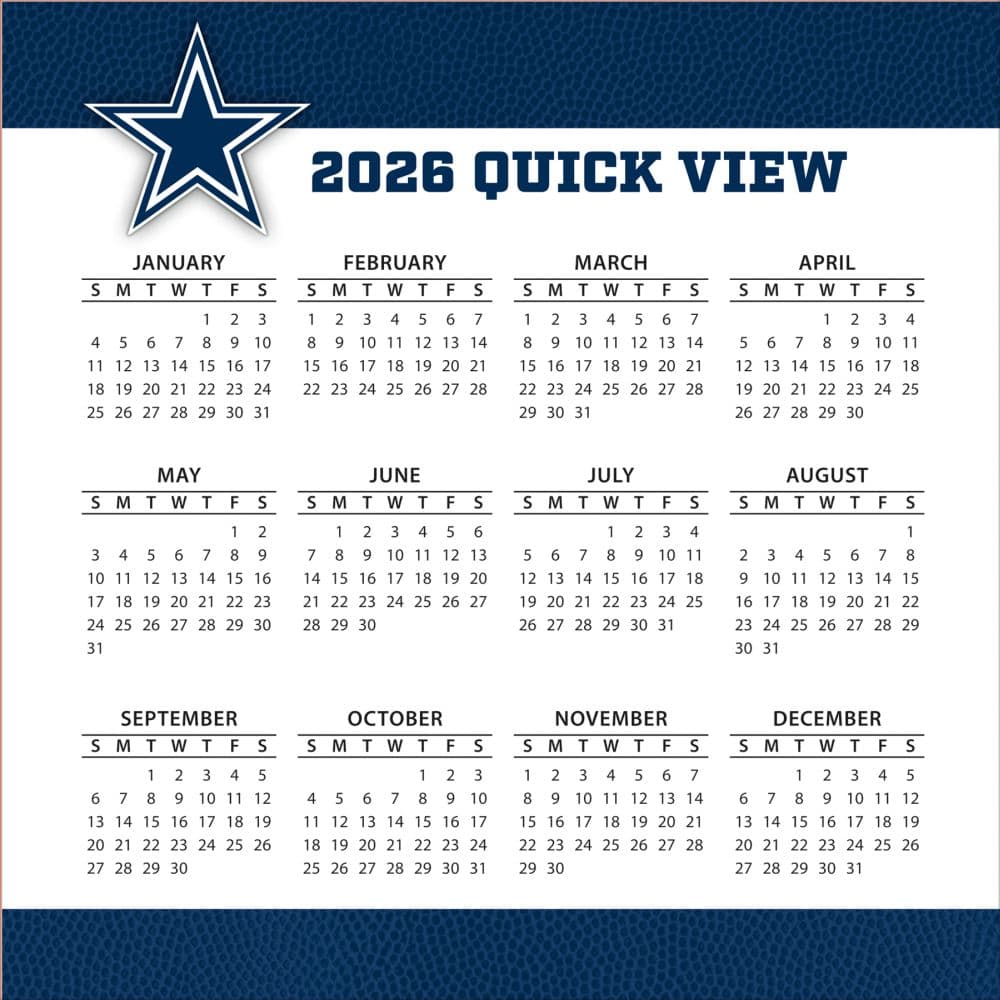 Dallas Cowboys Schedule 2026 To 2026 Image 2347 
