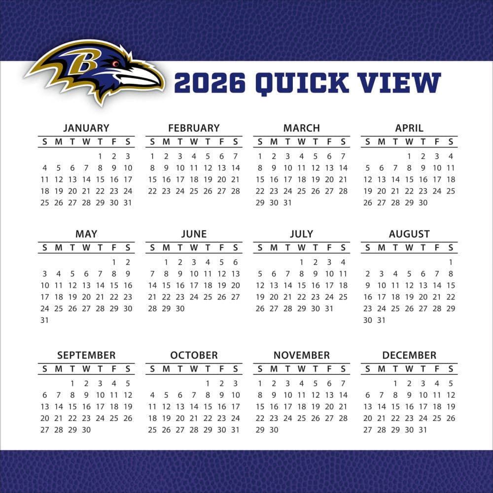 Baltimore Ravens Schedule 2026 To 2026 Image 2389 