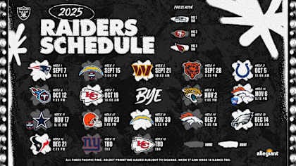 Las Vegas Raiders Schedule 2026 Image 2557 