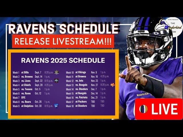 Ravens 2026 Schedule Image 256 