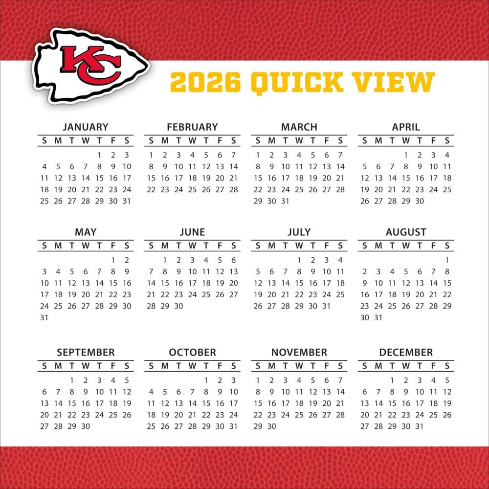 Kansas City Chiefs Schedule 2026 Image 315 