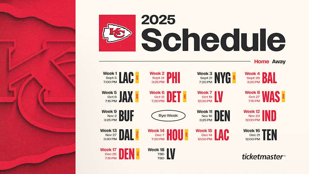 Chiefs 2026 Schedule Image 42 