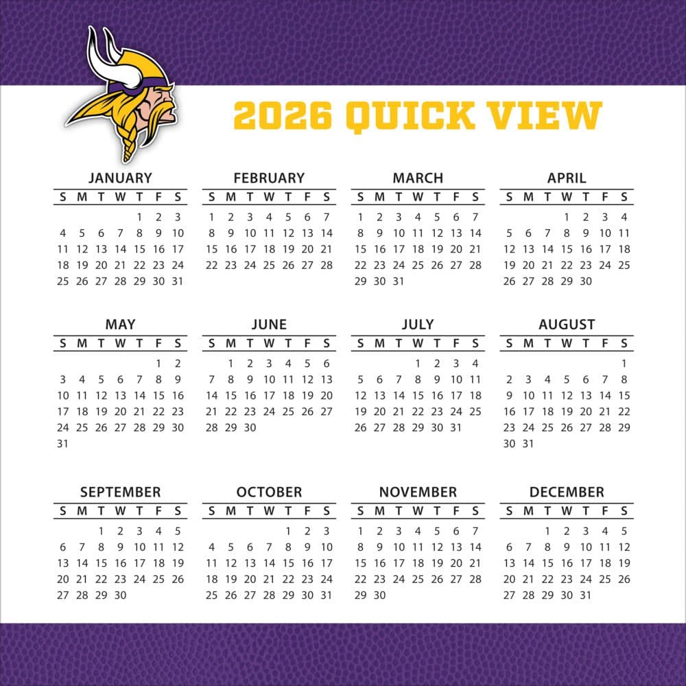 Vikings 2026 Schedule Image 73 