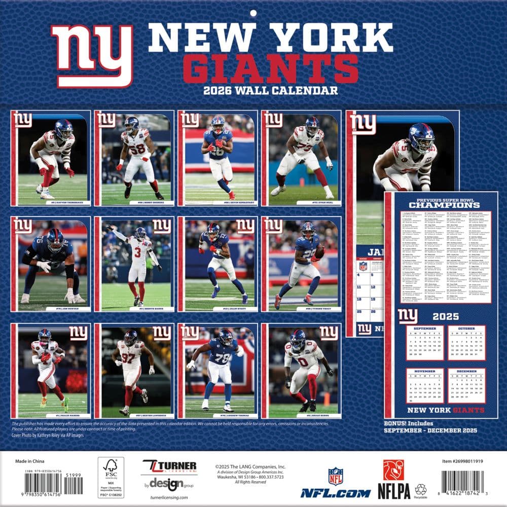 New York Giants 2026 Schedule Image 853 