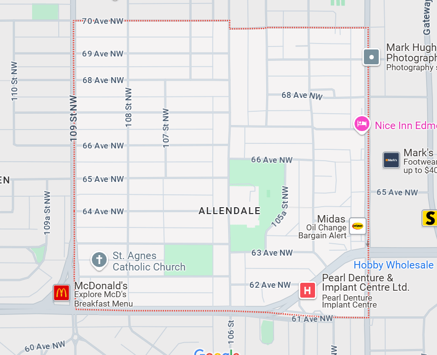 Profile Allendale Schmidt Realty Group Map 