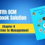 11th OCM Chapter 8 Exercise (Introduction To Management) Maharashtra ...