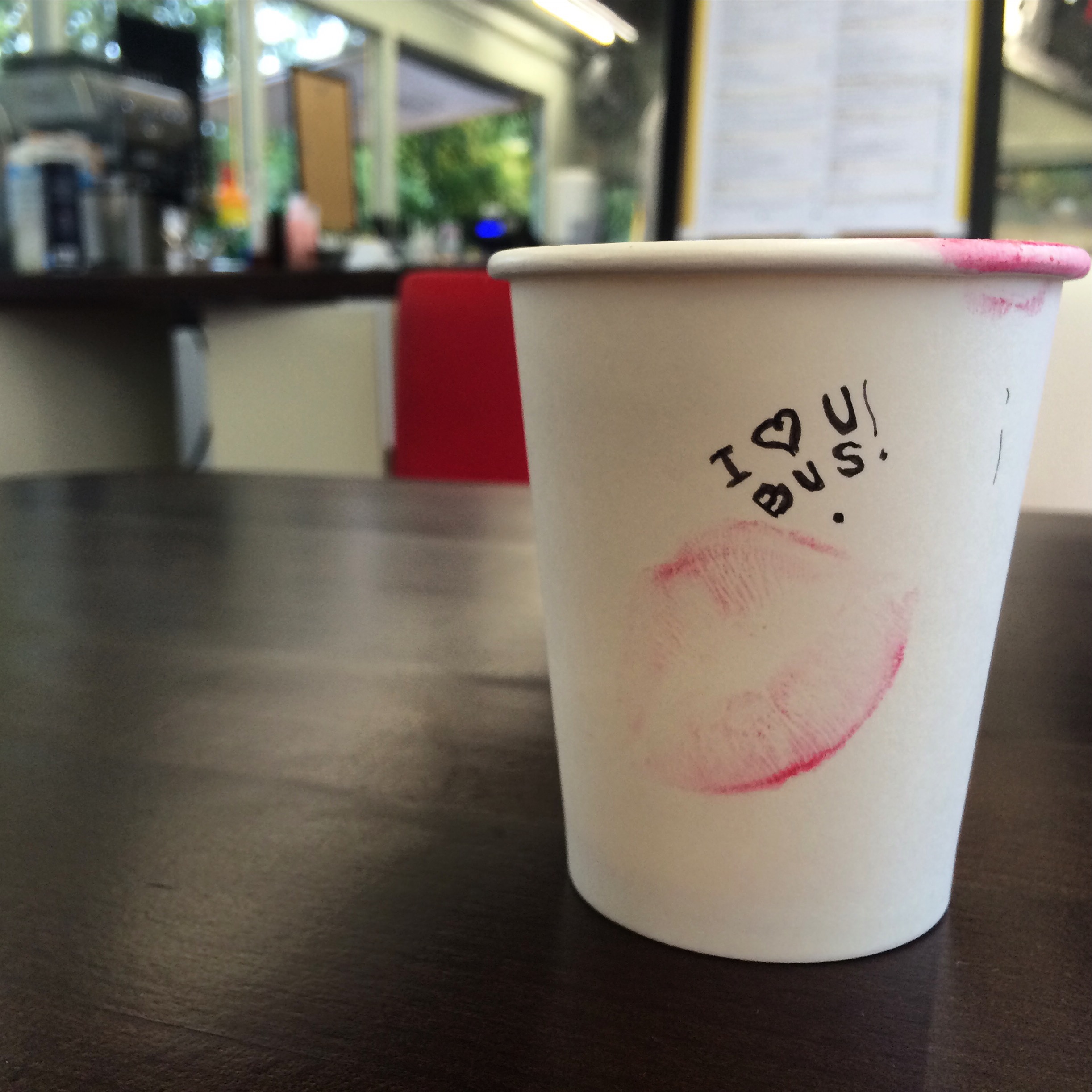 I love you school bus