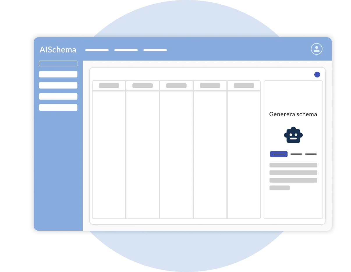 Vektorillustration på AI Schema