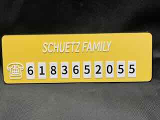 Customizable Emergency Signs