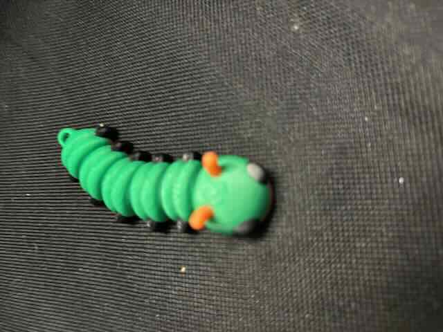 Caterpillar Key Chain