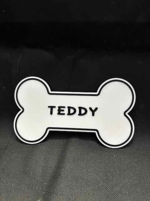 Dog name tag