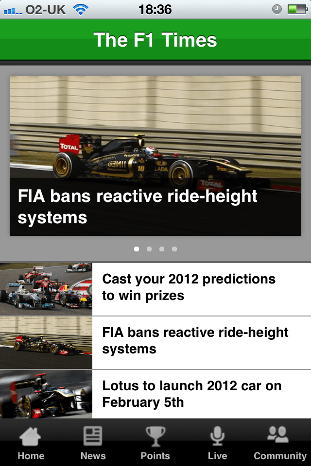 F1 App Review Part One Schuvettelainen